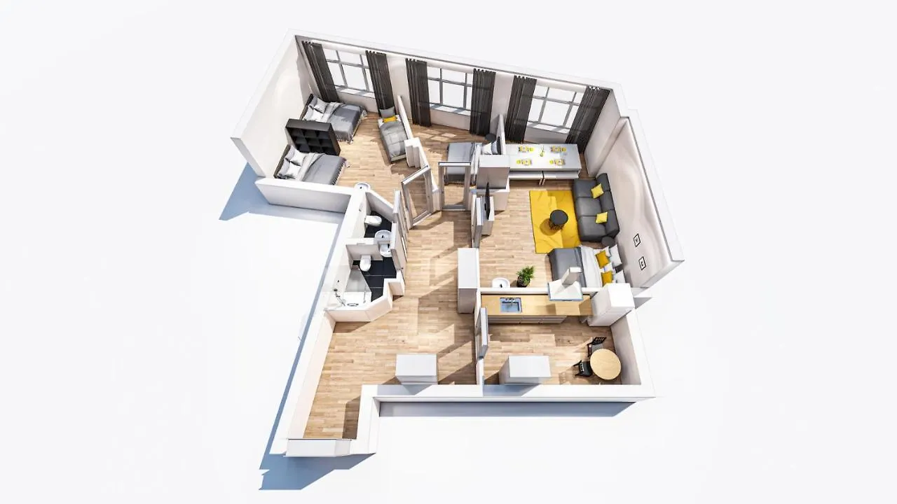Spacious Apartment In Hamburg For 12 Германия
